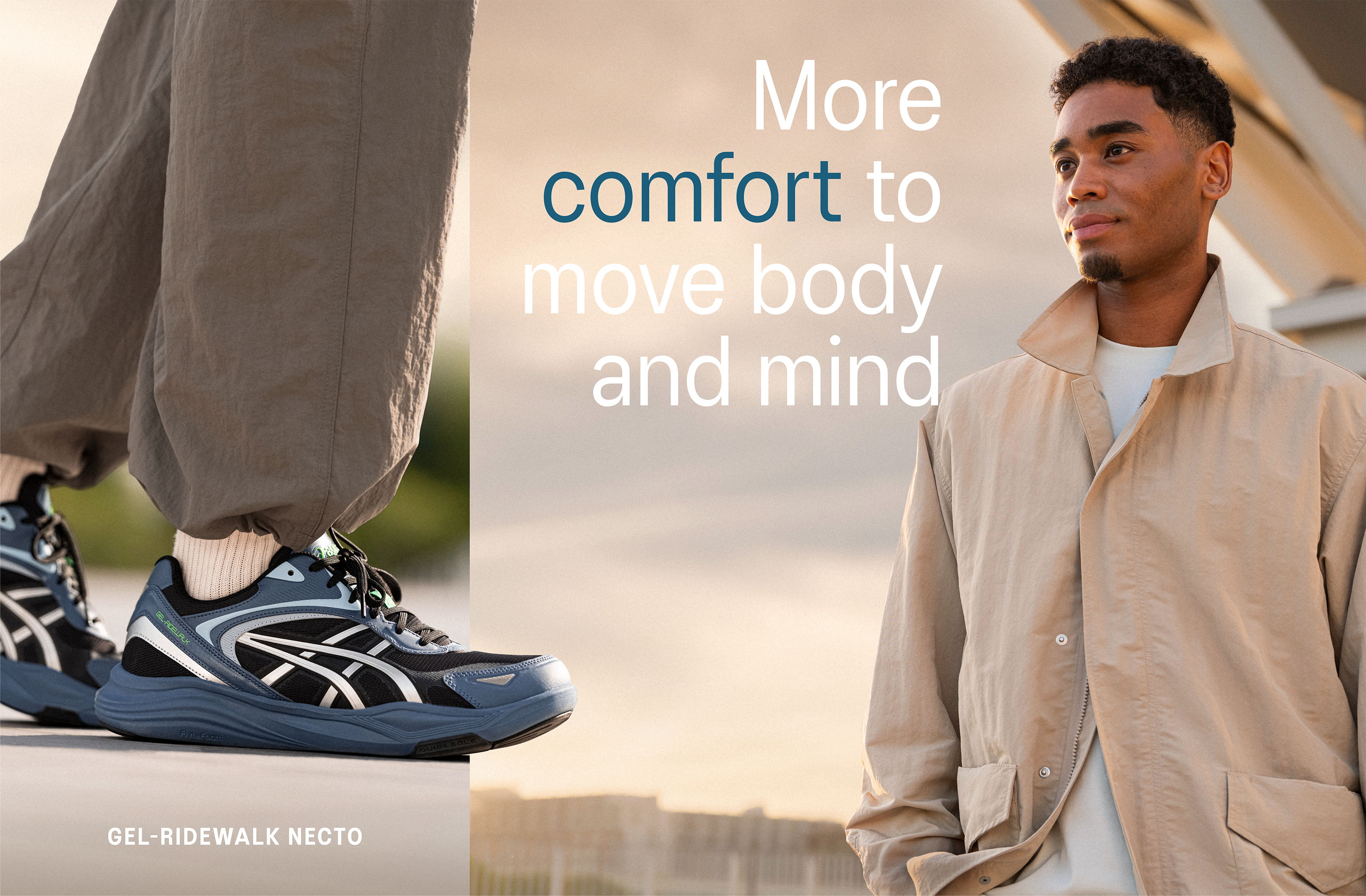 GEL-RIDEWALK NECTO | More comfort to move div and mind